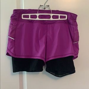 Athlete purple Shorts